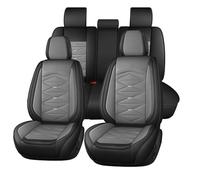 Succpov Housses de siège de voiture universelles en cuir pour SsangYong, Rodius, Kyron W, Rexton, ActYon, Korando, Rexton, Presidente Napa, 5 places, ensemble de protection complète