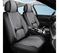 Succpov Housses de siège de voiture universelles pour Audi Q2 Q3 8U Q3 Q5 8R Q5 e-tron Sportback Q7 4L Q7 4M Q8 B4 8G en cuir nappa 5 sièges