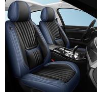 Succpov Housses de siège de voiture universelles pour Citroën DS3/DS3 Racing/DS3 Cabrio/DS4/DS5/DS3 Crossback/DS 4S/DS 5LS/DS6/DS7 Crossback Napa Ensemble de housses de coussin en cuir nappa 5 places