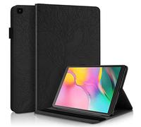 Succtop Coque Galaxy Tab A 2019 10.1"Case Housse en Cuir PU Flip Stand Portefeuille Tablet Etui Coque de Protection avec Fente Carte pour Samsung Galaxy Tab A 2019 10.1 Pouce SM-T510/SM-T515Noir