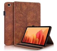Succtop Coque Galaxy Tab A7 10.4" 2022/2020,PU Cuir Cover Housse de Protection Tablette Samsung Tab A7 Porte-Crayons Portefeuille Tablet Étui Samsung Galaxy Tab A7 T500/T509/T505/T507/T503,Marron