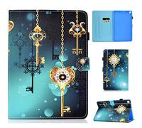 Succtop Coque Galaxy Tab A7 10,4 Pouces Cuir PU Etui de Protection Galaxy Tab A7 Porte-Crayons Portefeuille Housse Tablette pour Samsung Galaxy Tab A7 T500 / T505 / T507 2020, Glocke
