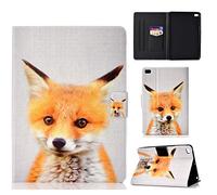 Succtop Coque iPad Mini 7.9 Pouce Cuir PU Etui iPad Mini 5/iPad Mini 4/iPad Mini 3/iPad Mini 2/iPad Mini Housse Intelligent Fonction de Veille/Réveil Auto Portefeuille Flip Coque Renard