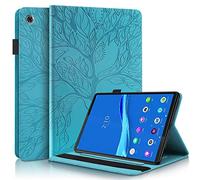 Succtop Coque Lenovo Tab M10 Plus 10.3 Pouce Etui de Cuir PU Portefeuille Flip Housse Fente pour Carte avec Standing Function Lenovo Tab M10 FHD Plus (2nd Gen) TB-X606F TB-X606X Bleu