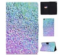 Succtop Coque Samsung Tab A 10.1 Pouces 2019 Etui Cuir PU Flip Stand Tablette Housse avec Ceinture Antidérapante et Fente-Carte pour Samsung Galaxy Tab A 2019 10.1" SM-T510 SM-T515 Sable
