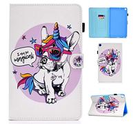 Succtop Etui Galaxy Tab A 2019 10.1 "Case Housse en Cuir PU Flip Stand Portefeuille Tablet Coque de Protection avec Porte-Stylet pour Samsung Galaxy Tab A 2019 10.1 Pouce SM-T510/SM-T515 Chiot