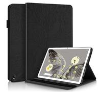 Succtopy Coque pour Google Pixel Tablet 11 Pouces 2023 PU Cuir Cover Tablette Housse de Protection Google Pixel Tablet 11" Porte-Crayons Portefeuille Tablet Étui Google Pixel Tablet 2023 - Noir