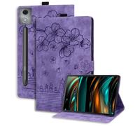 Succtopy Coque pour Lenovo Idea Tab Pro 12.7 Pouces 2025 TB-373FU/375FC Housse Étui de Protection avec Support Fonction Étui à Rabat avec Porte-Pencil pour Lenovo Idea Tab Pro 12.7" 2025 Violet