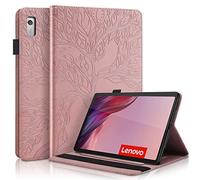 Succtopy Coque pour Lenovo Tab M9 HD 9 Pouces TB310FU 2023 PU Cuir Cover Tablette Housse de Protection Porte-Crayons Portefeuille Tablet Étui pour Lenovo Tab M9 HD 2023 9 Pouces Rose Gold