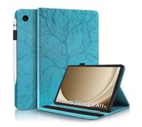 Succtopy Coque pour Samsung Galaxy Tab A11+/A11 Plus 11 Pouces 2025 SM-X230 SM-X235 SM-X236B Housse de Protection avec Porte-Pencil Étui à Rabat avec Support Fonction Bleu