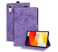 Succtopy Coque Xiaomi Redmi Pad SE 11 Pouces 2023 PU Cuir Cover Tablette Housse de Protection Xiaomi Redmi Pad SE 2023 Porte-Crayons Portefeuille Tablet Étui Xiaomi Redmi Pad SE 11" Violet