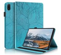 Succtopy Housse pour Honor Pad X8a 11 Pouces 2024 - Étui rabat en similicuir folio avec fonction support et porte-stylo - Housse de protection pour tablette Honor Pad X8a 11 pouces 2024 - Bleu