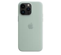 (Succulent) Magnetic Case for iPhone 12pro with Magsafe Soft Touch Liquid Silicone Case