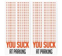 Suce au stationnement - Bad Parking Adesions - Badd Parking Card| BAR CATOR COMMERCIAL BAD PARking, Apprendre à garer, Blindage drôles pour les parkings méchant