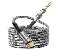 SUCESO 1.2M Câble USB C vers 3,5mm Jack TRS Stéréo Auxiliare Voiture Nylon | Câble Type C 3.5mm Mâle Adaptateur Jack Compatible avec iPhone 17/16/15 Pro Max Air iPad Samsung Galaxy S25 S24 Pixel 9 8 7