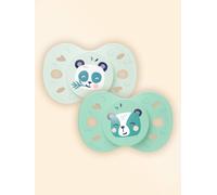 Sucette anatomique animaux - 18+ mois - lot de 2 vert 18/36M(81/97)