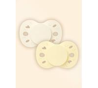 Sucette anatomique essentielle - 0-6 mois - lot de 2 jaune + beige 0/6M(50/67)