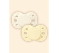 Sucette anatomique essentielle - 6-18 mois - lot de 2 jaune + beige 6/18M(67/81)