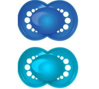 Sucette Anatomique MAM - Chat Fleurs - Silicone - Lot de 2 + Boîte de Stérilisation