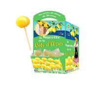 Sucette au citron - La Sucette de la Côte d'Azur - 120 pièces