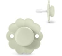 Sucette Bébé 0/6 Mois,Sucette Ronde Avec Tétine Symétrique Sx Pro En Silicone,Tétine Réversible,Plate Et Flexible,Respecte Le Développement Buccodentaire,Sucette Nouveau-Né,Wonder Aqua