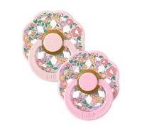 Sucette bébé - BIBS x Liberty - Boheme - Ronde - T2 - Caoutchouc naturel - Blossom Mix - Pack de 2
