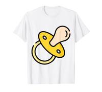 Sucette bébé Binky Sucette de Dentition Num T-Shirt Graphique avec Valeur