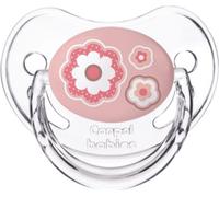 Sucette bébé Canpol : Sucette anatomique en silicone pour bébé 6-18 mois, rose - 1 pièce