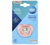 Sucette Canpol, silicone, symétrique 6-18m, Design Panda EXOTIC 34/921