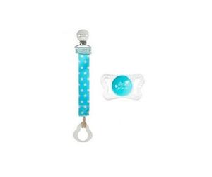 Sucette Chicco Pack Micrò 0-2m avec clip Fashion Blue