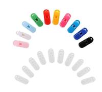 Sucette en plastique, Clips/attache-jarretelles pour Binky/Paci/sucette/factice/bavoir/porte-jouet, 20 pièces