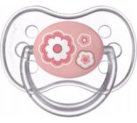 Sucette en silicone de qualité supérieure pour nouveau-né, rose, 0-6 mois, 1 pièce - sans BPA, design symétrique pour un développement naturel