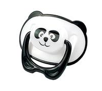 Sucette en silicone Panda - Boîte de rangement pour sucette Sucette ronde | Sucette de nuit douce et facile à transporter pour dormir, voyager, voyager et utiliser quotidiennement à la maison.