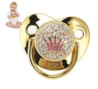 Sucette en Silicone pour nouveau-né, adaptée au spectacle de bébé, pour nouveau-né, adapté aux bébés âgés de 6 à 18 mois (Gold)