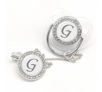 Sucette En Silicone Transparent,Une Sucette Orthodontique Qui Garde Les Bébés Silencieux Et À L'aise. Tétine Blanche Avec Lettres Anglaises,Sucette - Type G