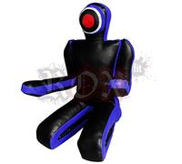 Sucette factice ROX Fit MMA Grappling - Assise, style soumis, bras longs, double face (non remplis), Bleu / blanc 6 pieds (1,8 mètres)