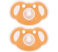 Sucette Koala 0-3 Mois,Sucette En Silicone Pour Bébé Allaité,Sucette Pour Nouveau-Né À Tétine Souple,Sans Bpa,Orthodontique,Design De Bouclier À Courbes Symétriques,Jour 2 Packs