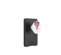 Sucette Mignonne Rose en Forme de cœur avec glaçage au Chocolat PopSockets PopWallet pour MagSafe
