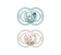 Sucette Perfect - 18+m - Décor - Silicone - Bte stérilisation X2