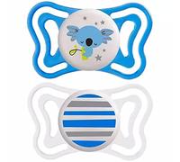 Sucette Physio Light Silicone - Boîte stérilisable - x2 - Bleu - 6-16m