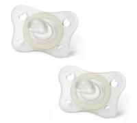 Sucette Physiologique Chicco Physioforma Mini Soft +2m Phosphorescente Lot De 2 Multicolore