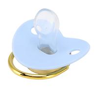 Sucette pour bébé, Tétine Personnalisée et Attache-Sucette de Luxe sans BPA Petit Prince en, Bouche Apaisante en Diamant avec Cache-poussière, Sucette Factice pour nouveau-né