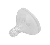 Sucette Remplaçable, Sucette de Remplacement en Silicone Universelle à Large Ouverture, Douce, Haute élasticité, Flexible, Transparente avec Aiguille pour la Maison (L)