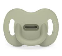 Suavinex, Sucette Tout Silicone, pour Bébé 6/18 Mois, Sucette avec Tétine Symétrique SX Pro, Réversible, Super Douce et Souple, Idéal pour Dormir. Colour Essence, Vert