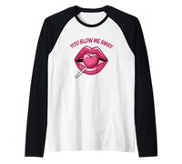 Sucette romantique à lèvres You Blow Me Away Manche Raglan
