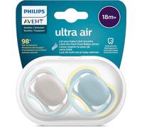 Sucette ultra air neutre 18m+, 2 pièces
