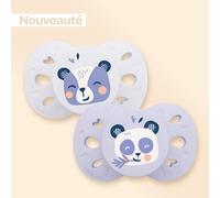 Sucettes anatomiques - 18 mois et plus lilas imprimé 18/24M(81/86)