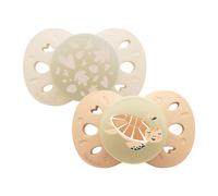 Sucettes anatomiques nuit - 0 à 6 mois beige/marron 0/6M(50/67)