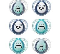 Sucettes Anytime,Forme Orthodontique Symétrique,Silicone Sans Bpa,0-6m,Lot De 6