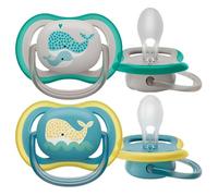 Sucettes-Avent Sucettes Ultra Air 18M+ (Modèle : Baleines)